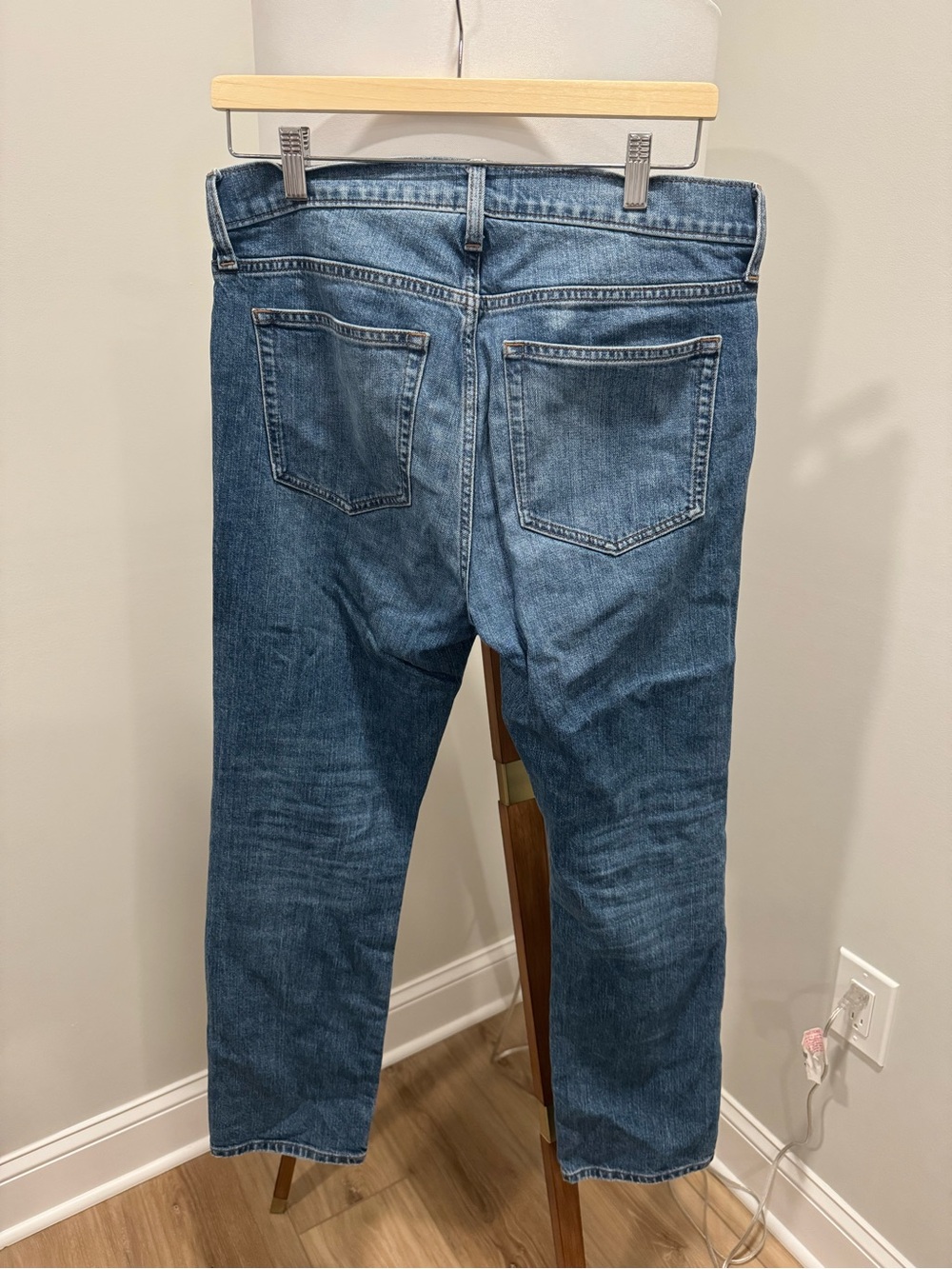 J. Crew Men's Medium Blue Relaxed Straight Jeans